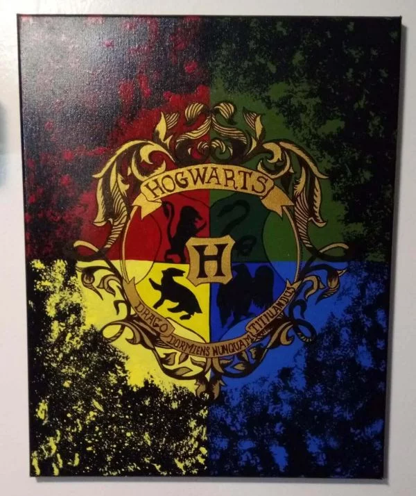Hogwarts Canvas Painting